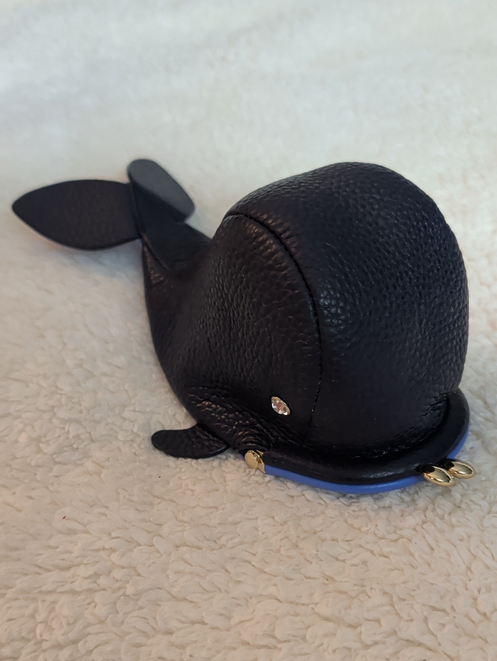 NWOT RARE Sample Kate Spade "Off We Go" Whale Kisslock Coin Purse